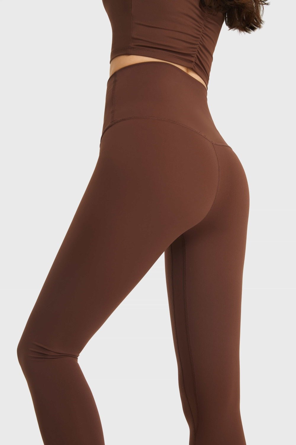 Feel Like Skin Elastic Waistband Yoga Leggings - Mervyns