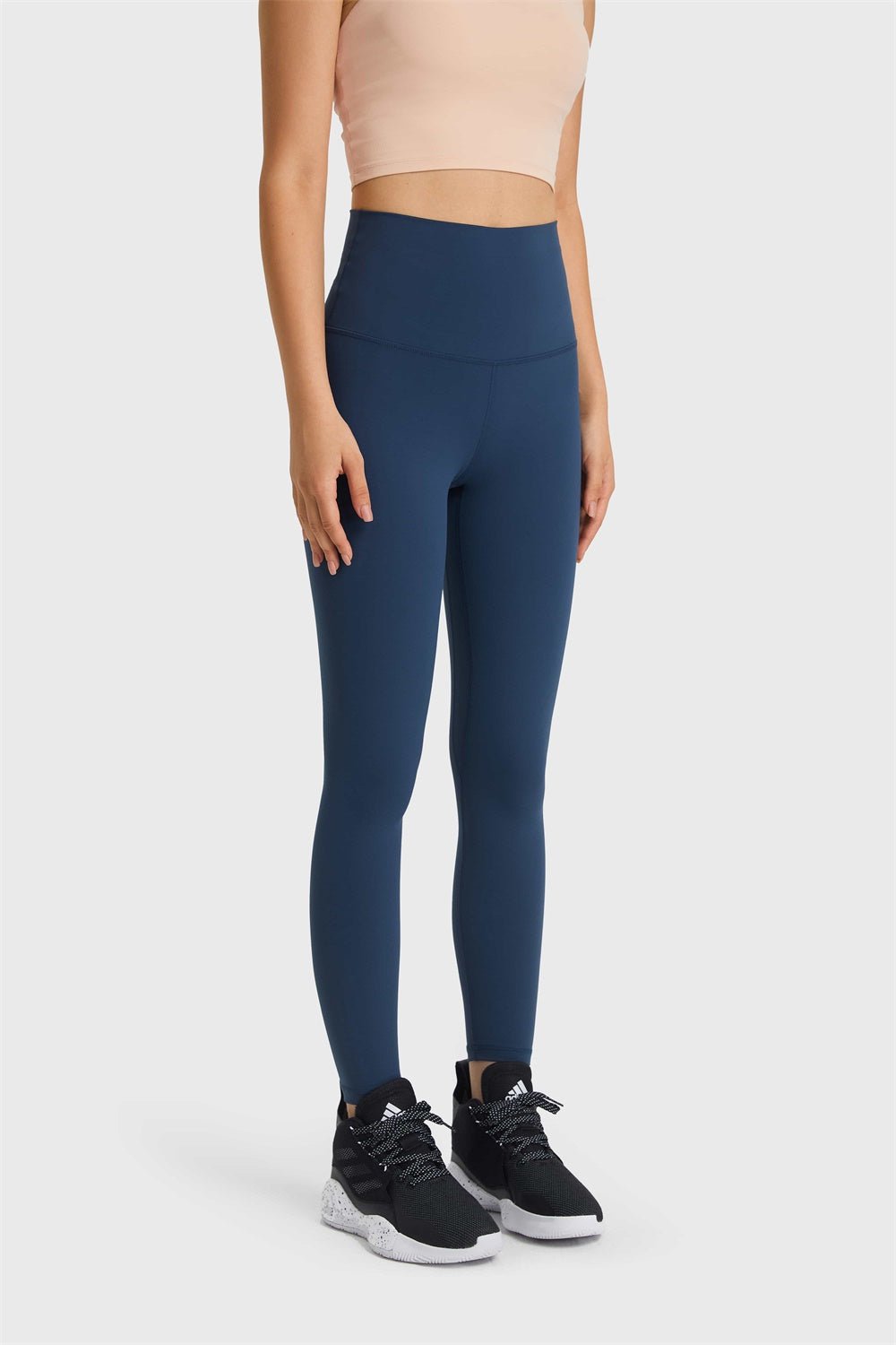 Feel Like Skin Elastic Waistband Yoga Leggings - Mervyns