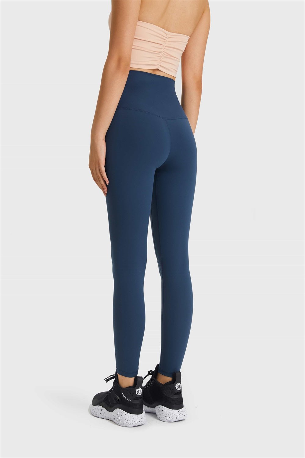 Feel Like Skin Elastic Waistband Yoga Leggings - Mervyns