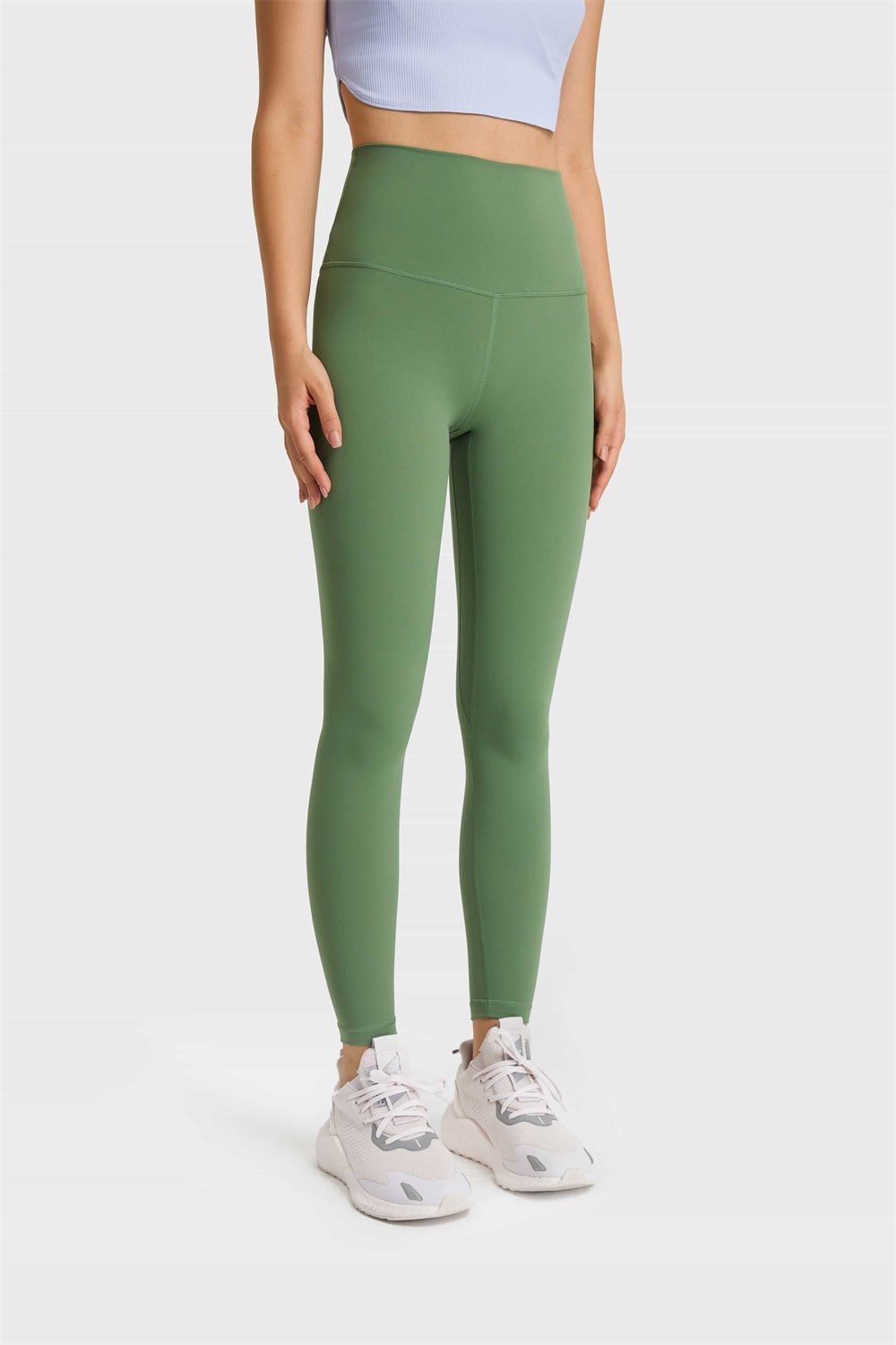 Feel Like Skin Elastic Waistband Yoga Leggings - Mervyns