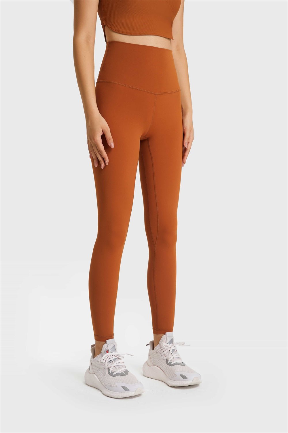 Feel Like Skin Elastic Waistband Yoga Leggings - Mervyns