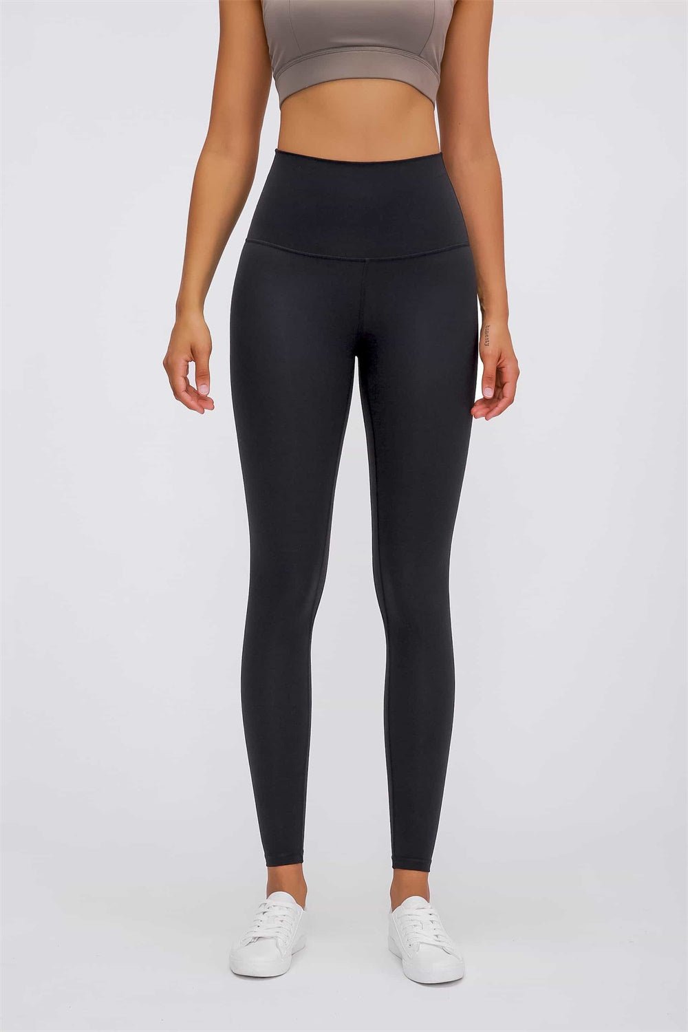 Feel Like Skin Elastic Waistband Yoga Leggings - Mervyns