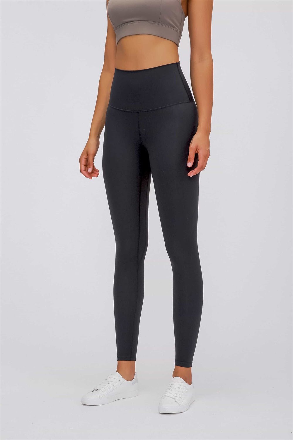 Feel Like Skin Elastic Waistband Yoga Leggings - Mervyns