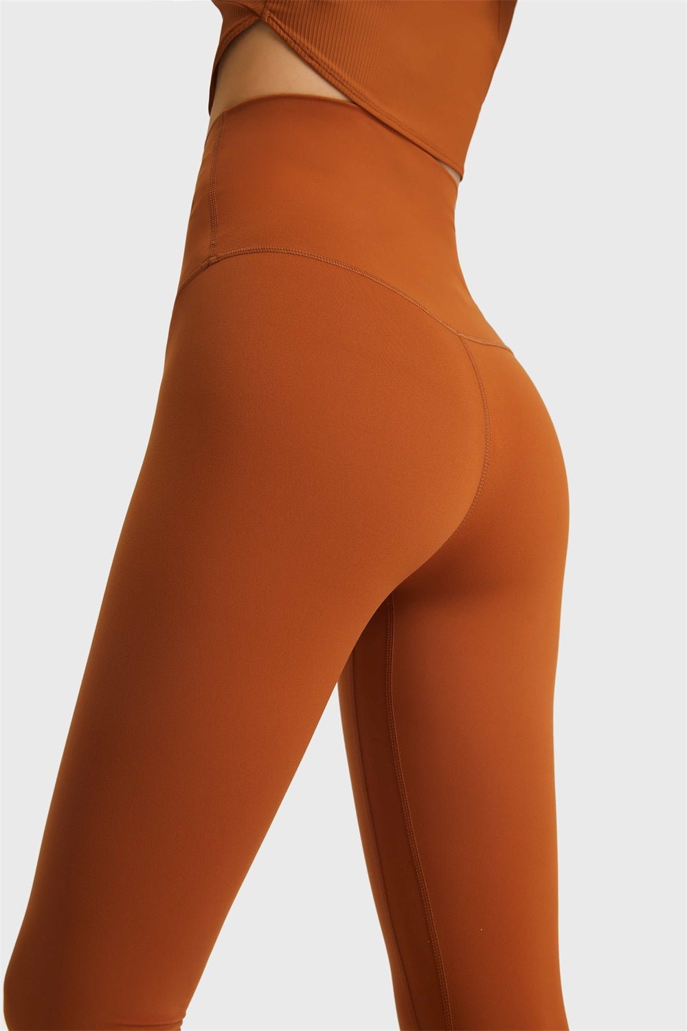 Feel Like Skin Elastic Waistband Yoga Leggings - Mervyns