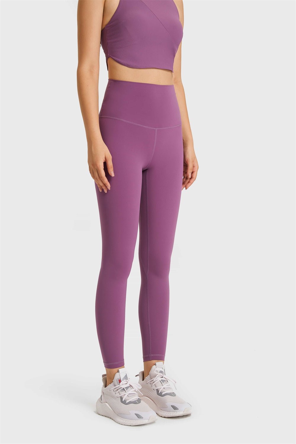 Feel Like Skin Elastic Waistband Yoga Leggings - Mervyns