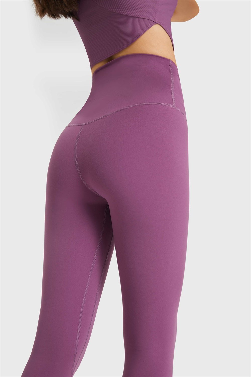 Feel Like Skin Elastic Waistband Yoga Leggings - Mervyns