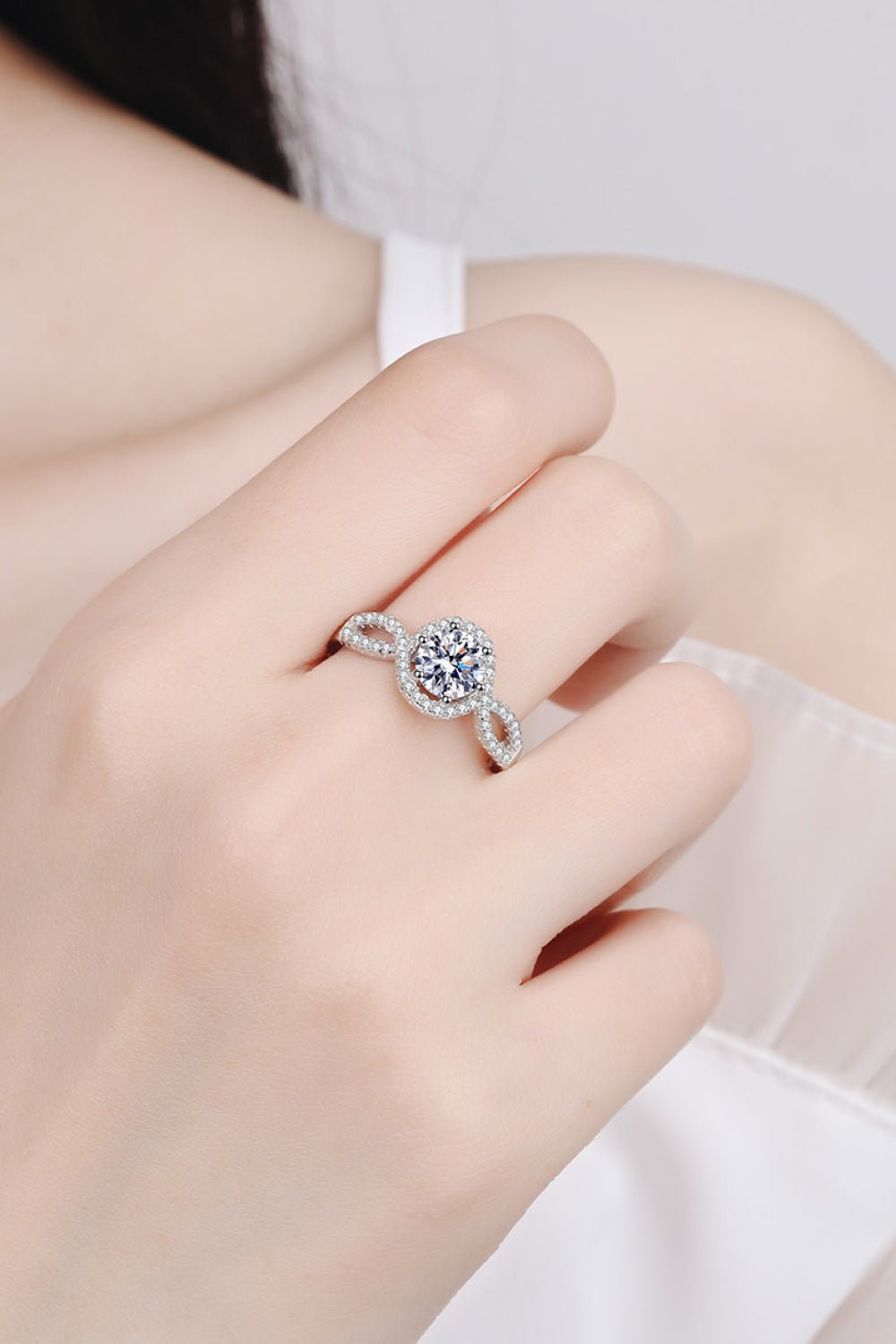 Feel The Joy 925 Sterling Silver Moissanite Ring - Mervyns