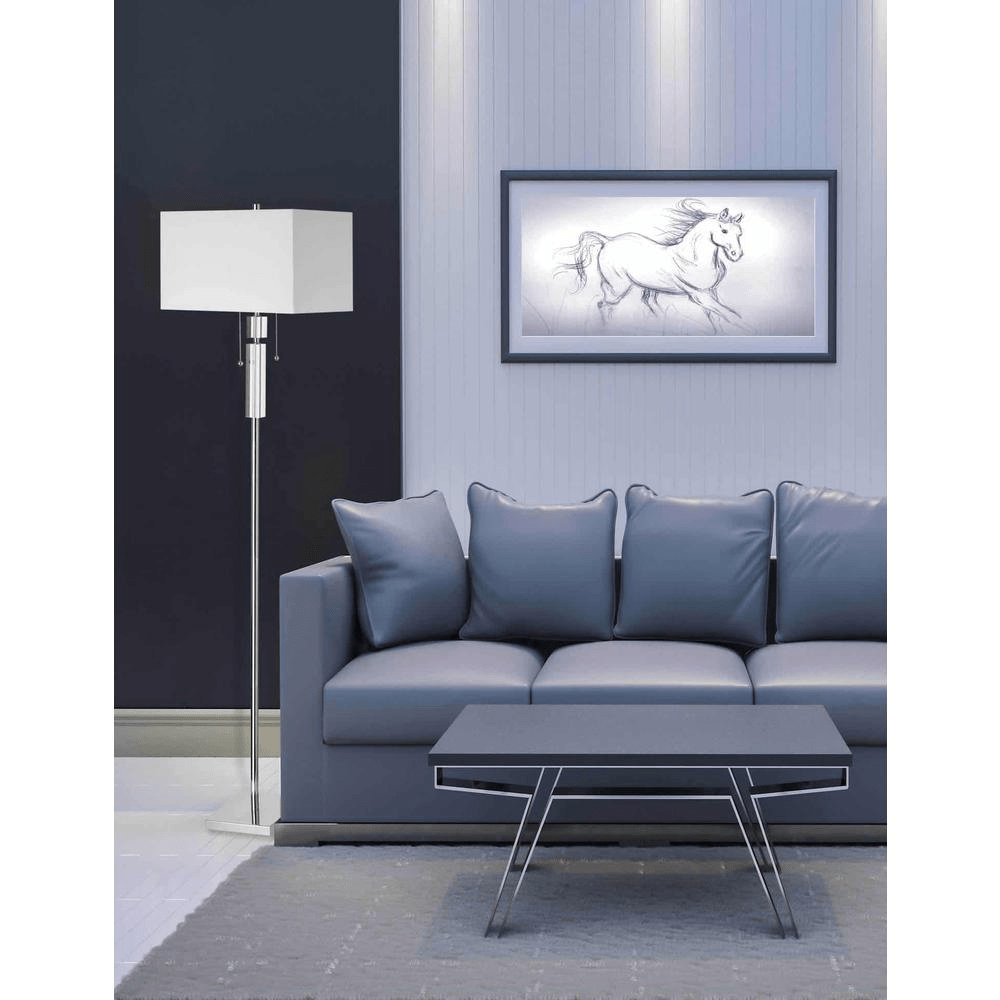 Floor Lamp, Rectangular Shade - Mervyns