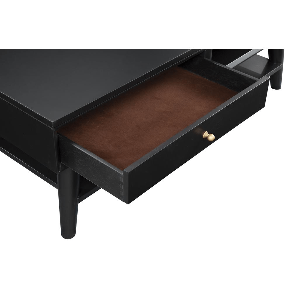 Flynn Coffee Table, Black - Mervyns