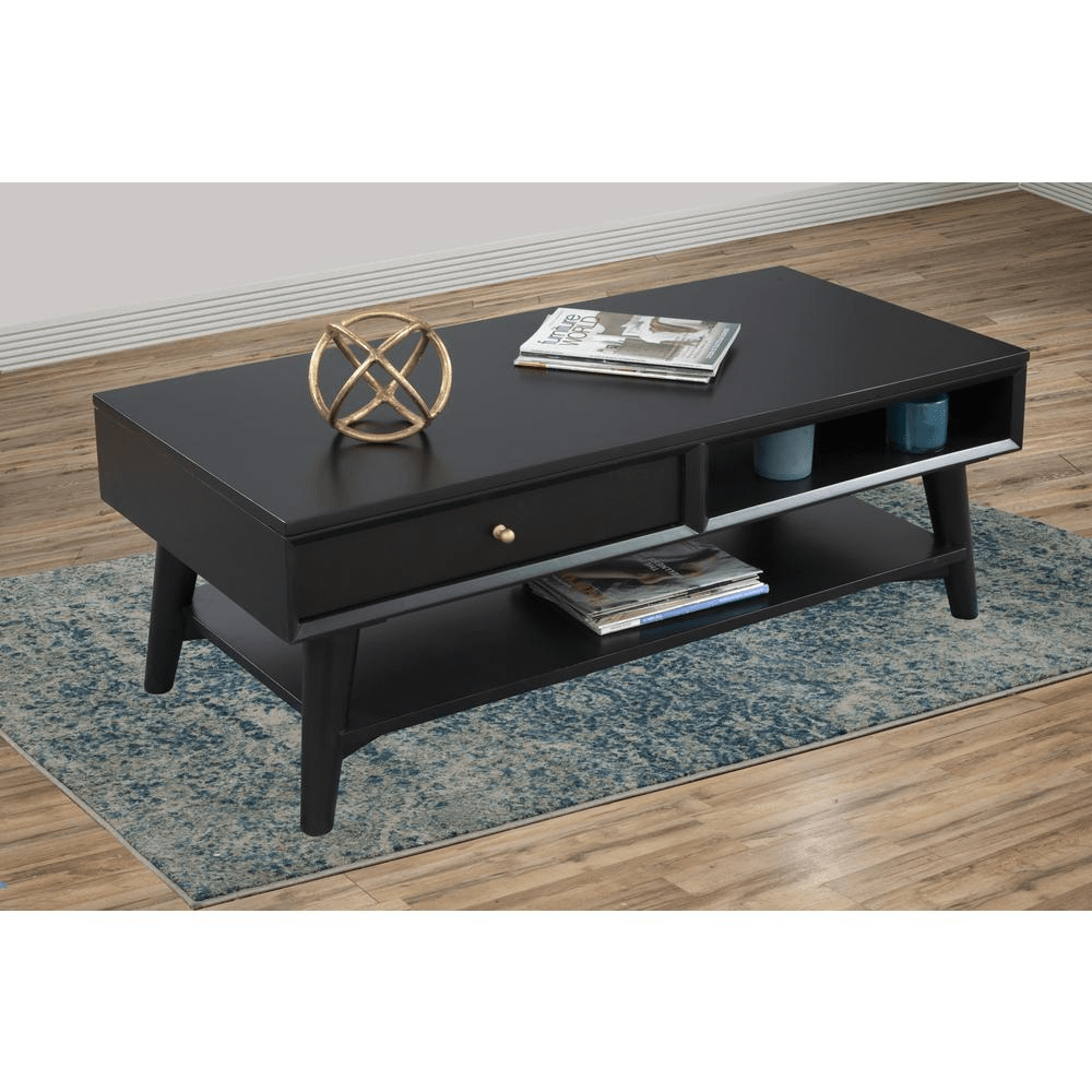 Flynn Coffee Table, Black - Mervyns