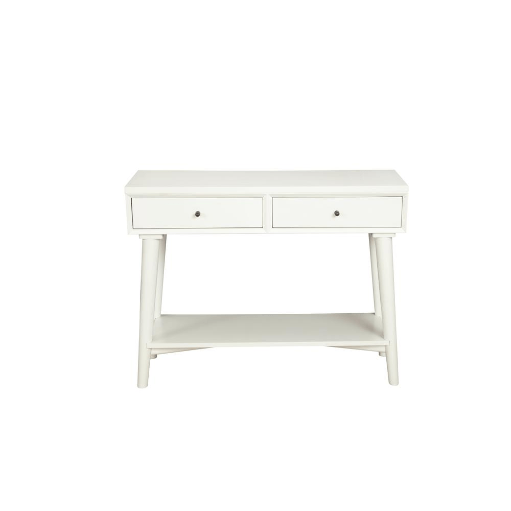 Flynn Console Table, White - Mervyns