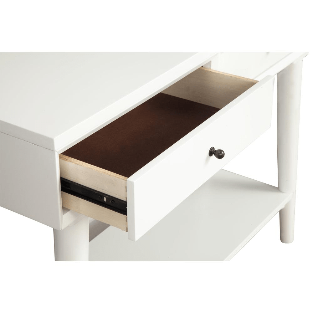 Flynn Console Table, White - Mervyns