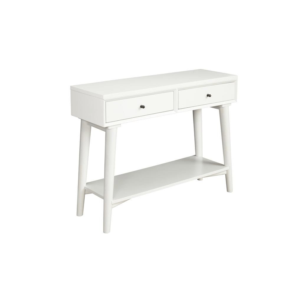 Flynn Console Table, White - Mervyns