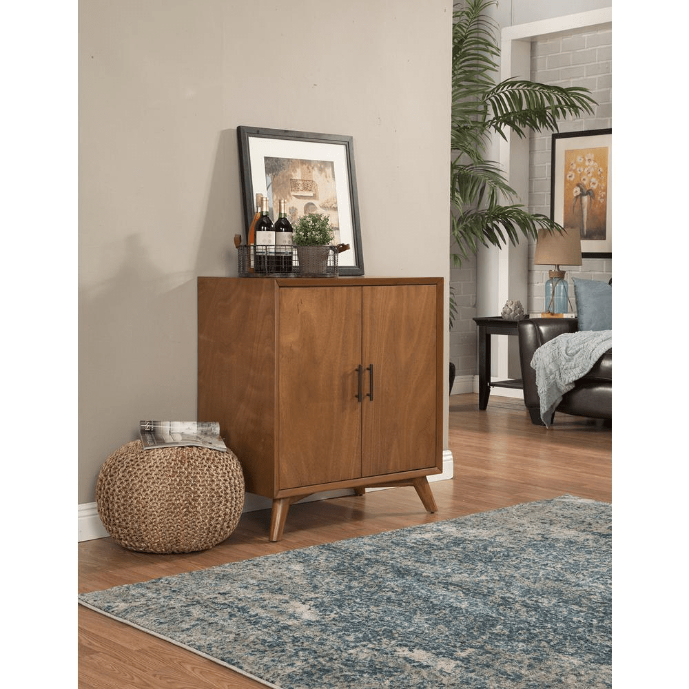 Flynn Small Bar Cabinet, Acorn - Mervyns