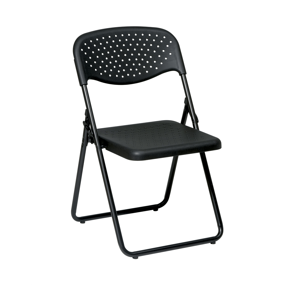 Folding Chair with Plastic Seat and Back - Mervyns