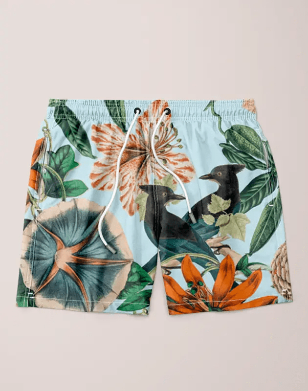 Forest Birds Shorts - Mervyns