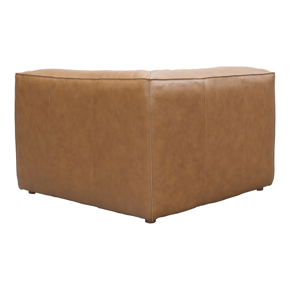 Form Corner Chair Sonoran Tan Leather - Mervyns