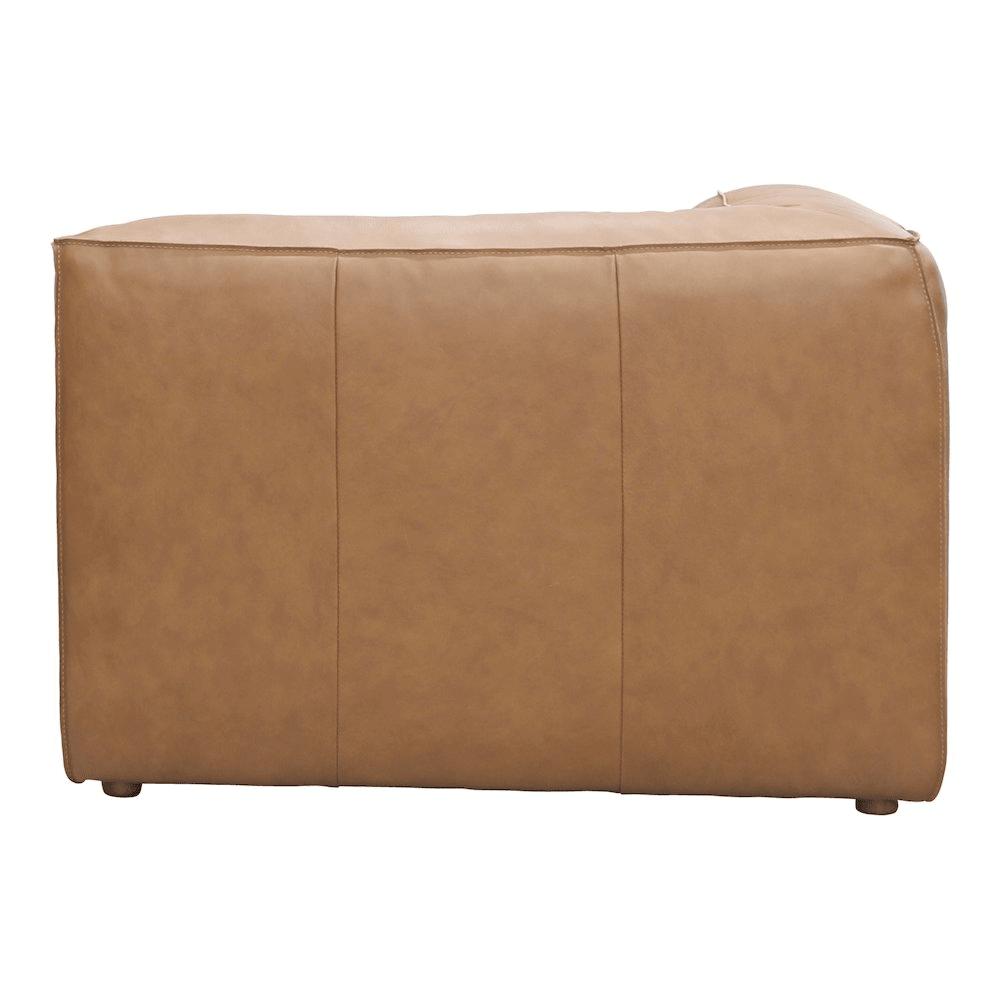 Form Corner Chair Sonoran Tan Leather - Mervyns