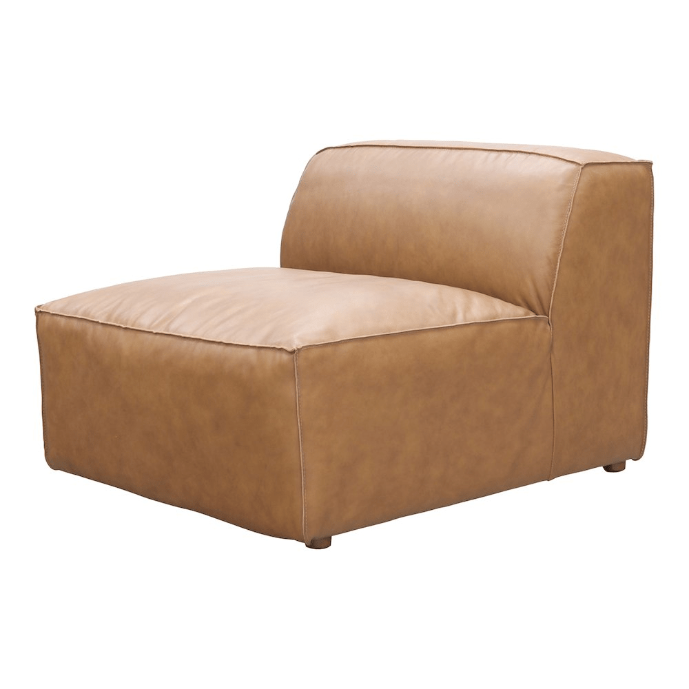 Form Slipper Chair Sonoran Tan Leather - Mervyns