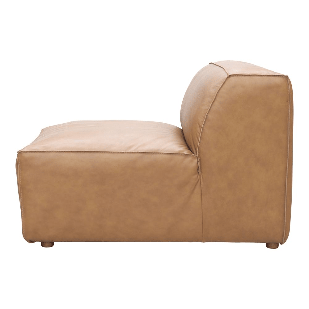 Form Slipper Chair Sonoran Tan Leather - Mervyns