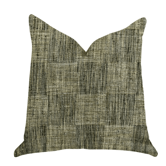 Foursquare Avenue in Green Tones Luxury Throw Pillow - Mervyns