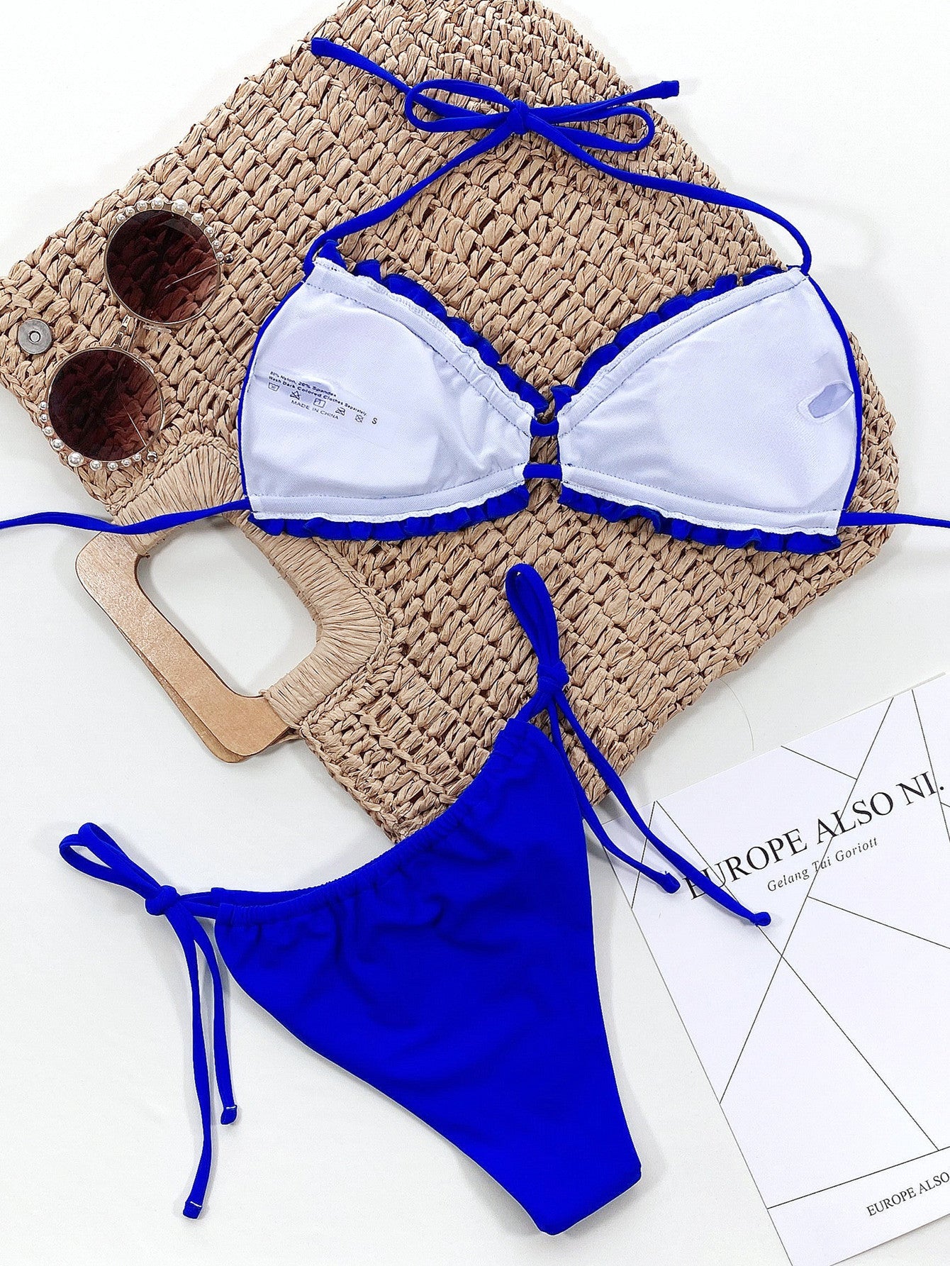 Frill Trill Halter Neck Bikini Set - Mervyns