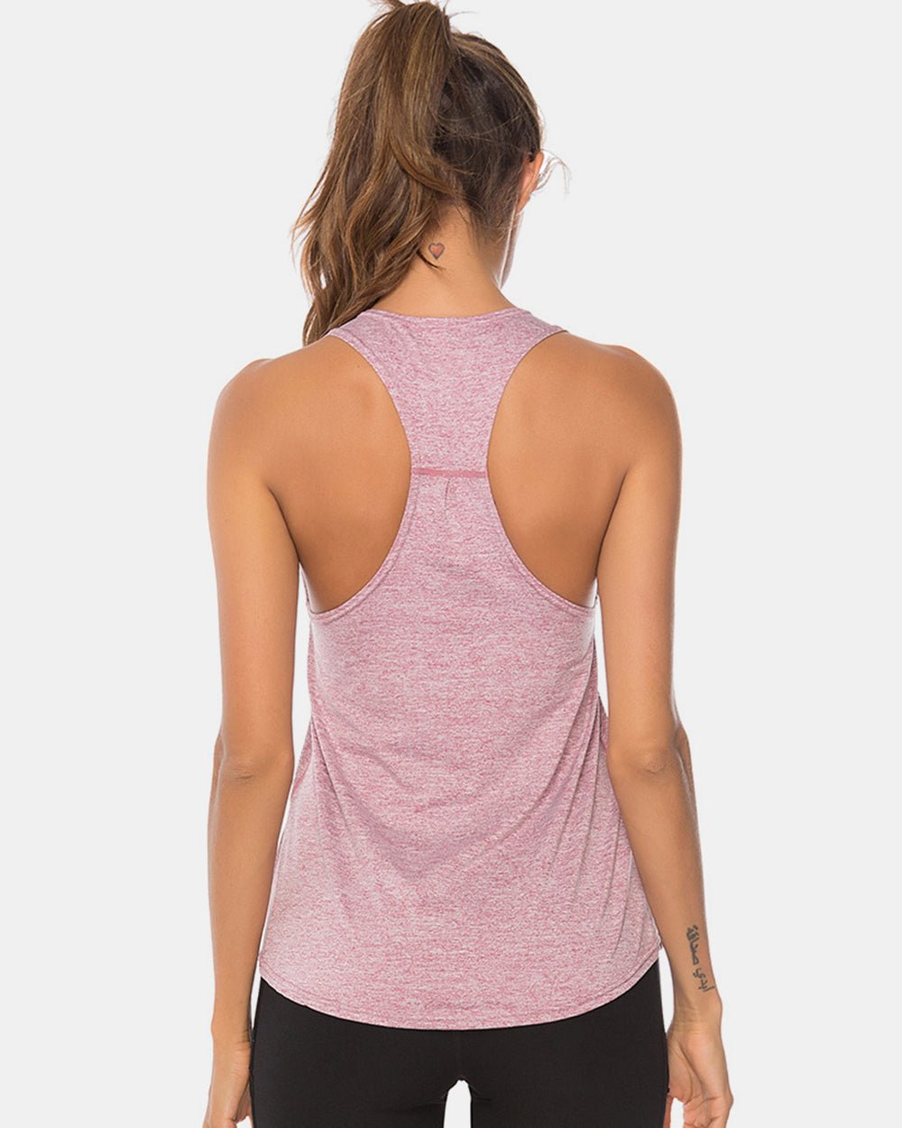 Full Size Scoop Neck Wide Strap Active Tank - Mervyns