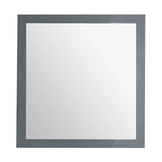 Fully Framed 30" Grey Mirror - Mervyns