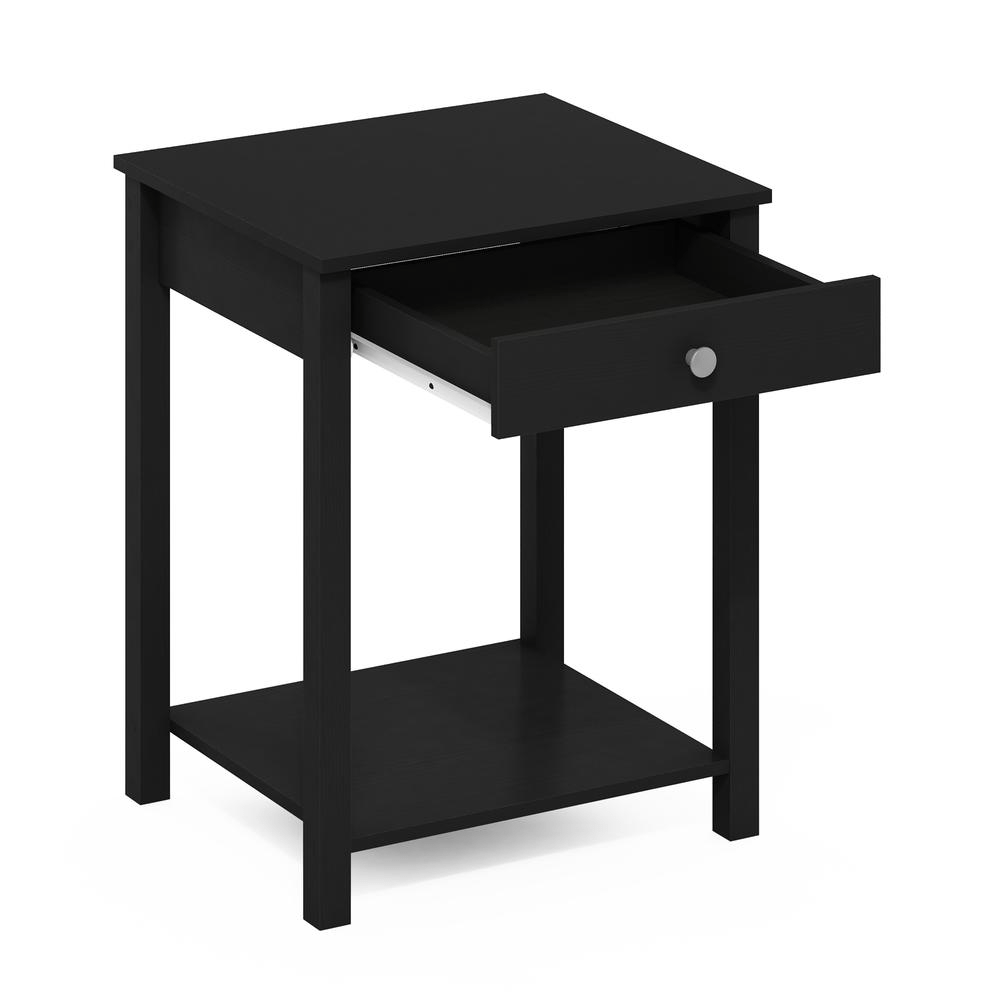 Furinno Classic Side Table with Drawer, Americano - Mervyns