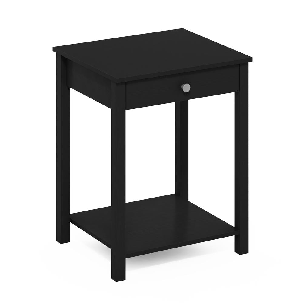 Furinno Classic Side Table with Drawer, Americano - Mervyns