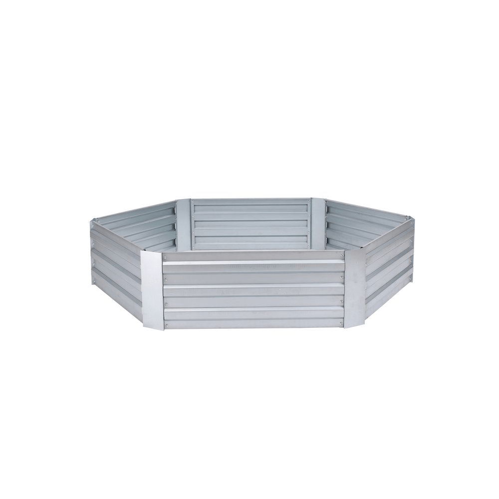 Galvanized Steel Hexagon Raised Garden Bed Planter - Mervyns