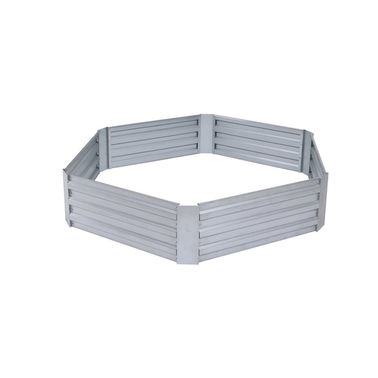 Galvanized Steel Hexagon Raised Garden Bed Planter - Mervyns