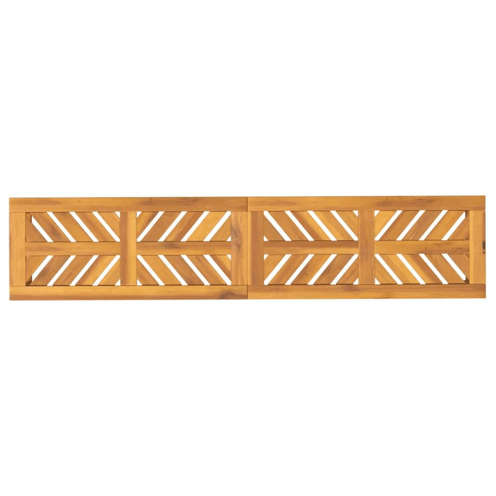 Garden Bench Brown Solid Acacia wood Large Tough Garden Bench - Mervyns