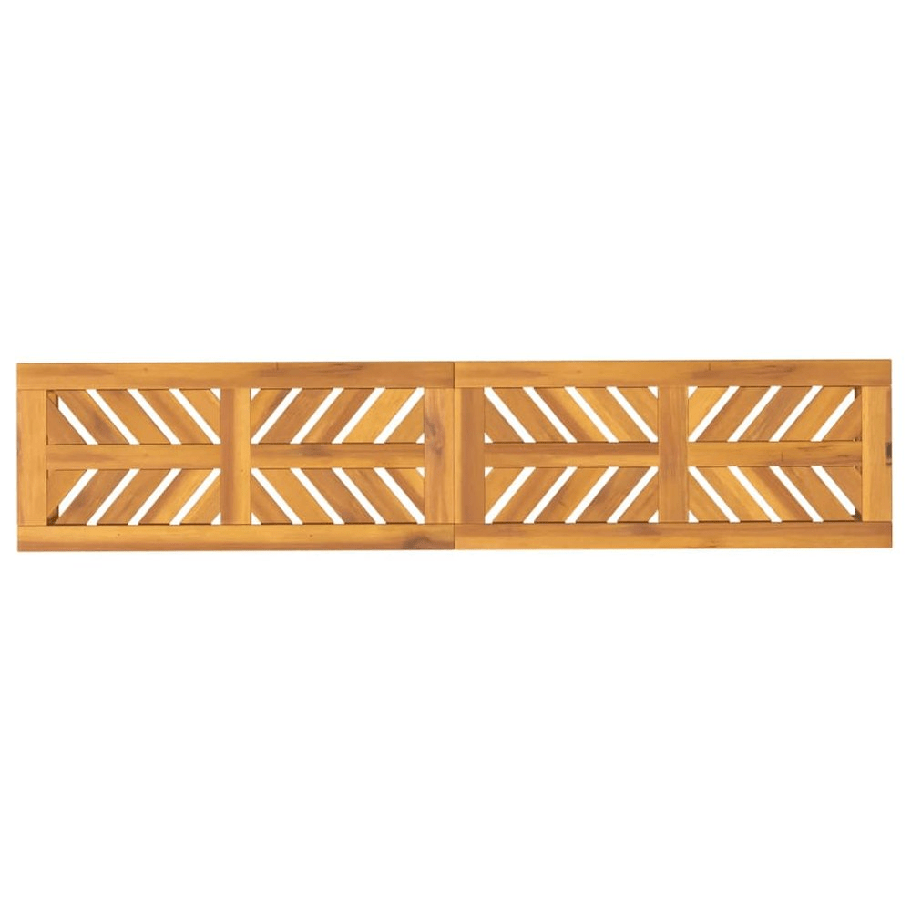 Garden Bench Brown Solid Acacia wood Large Tough Garden Bench - Mervyns