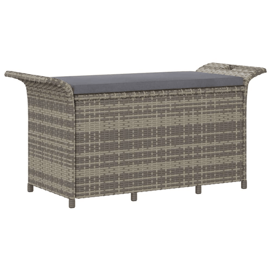 Garden Bench Grey Polyethylene Rattan Medium Garden Bench - Mervyns