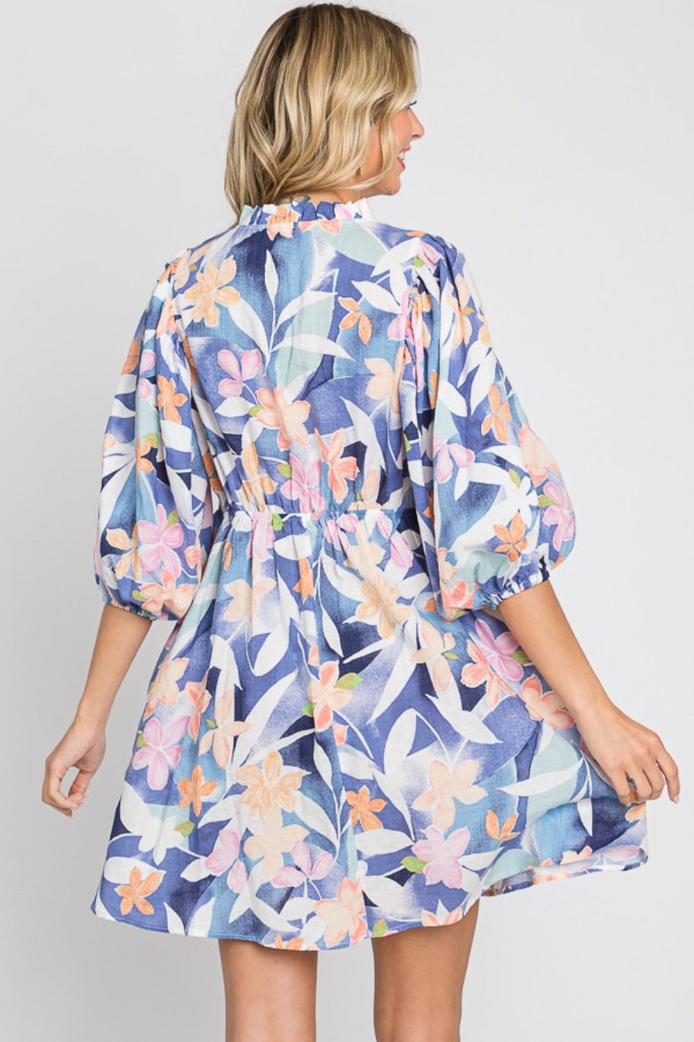 GeeGee Floral Print Mini Dress - Mervyns