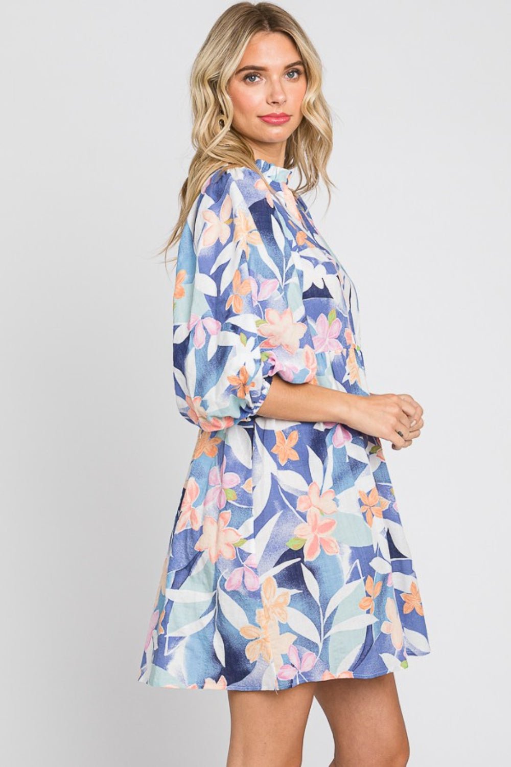 GeeGee Floral Print Mini Dress - Mervyns