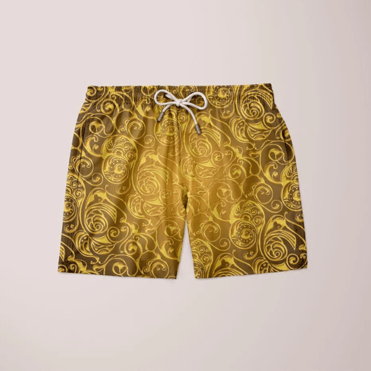 Gold Pattern Shorts - Mervyns