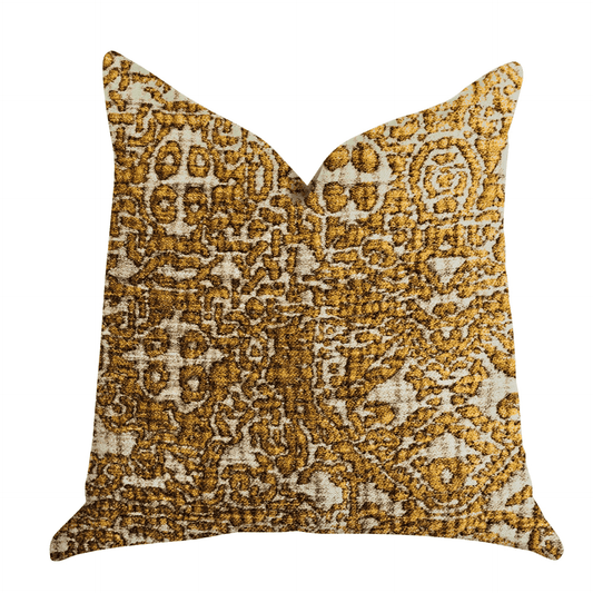 Golden Cosmo Textured Luxury Throw Pillow - Mervyns