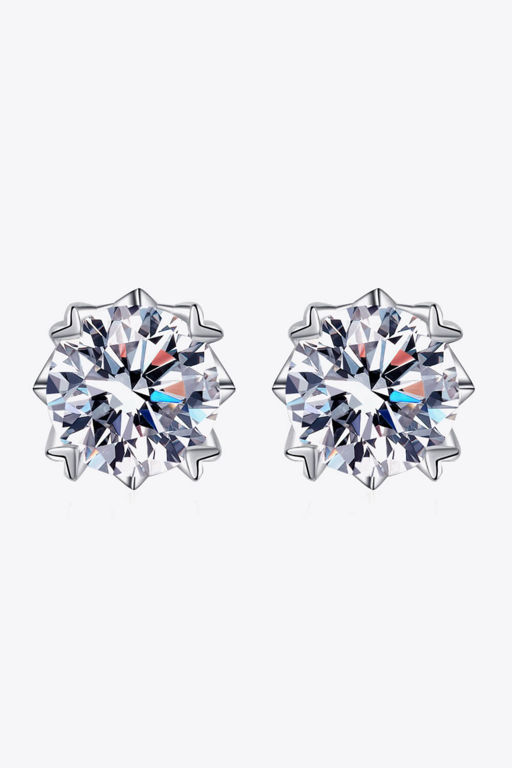 Good Day In My Mind Moissanite Stud Earrings - Mervyns