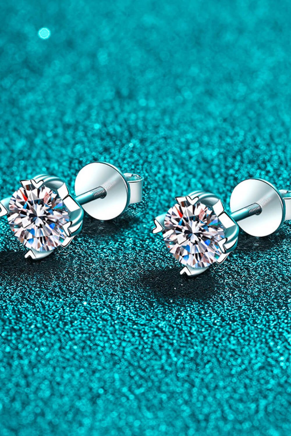 Good Day In My Mind Moissanite Stud Earrings - Mervyns