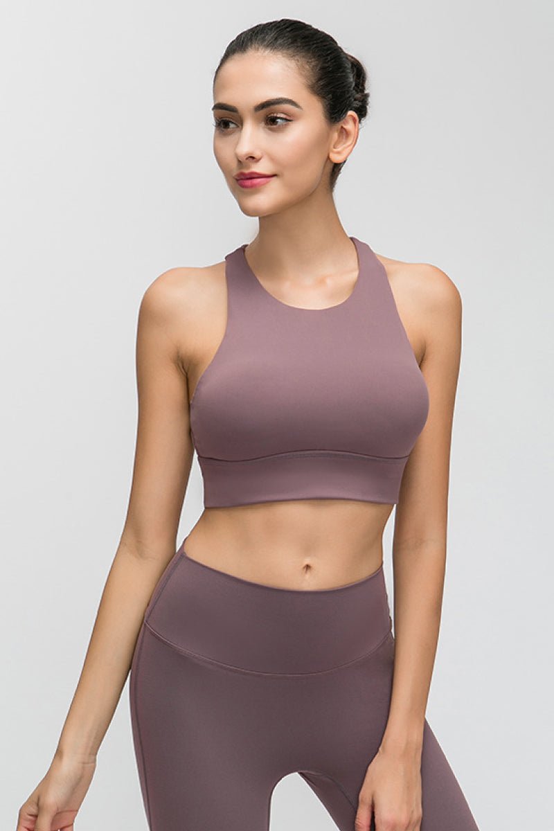 Halter Keyhole Sports Bra - Mervyns