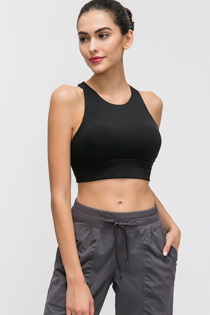 Halter Keyhole Sports Bra - Mervyns