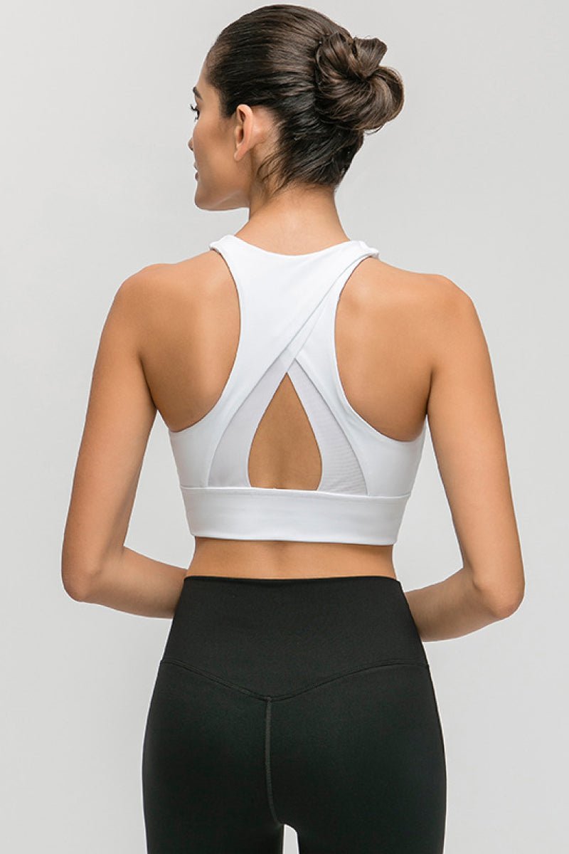 Halter Keyhole Sports Bra - Mervyns