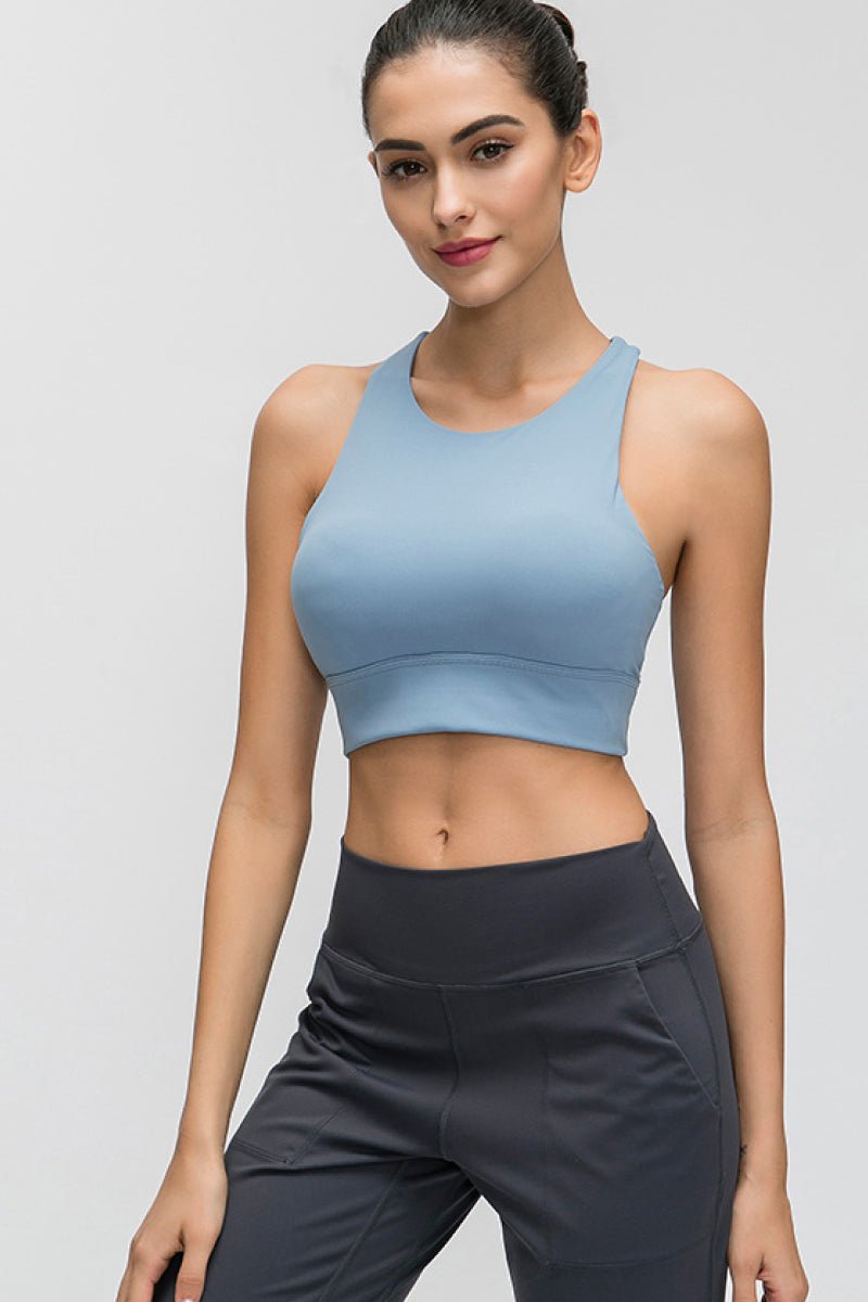 Halter Keyhole Sports Bra - Mervyns