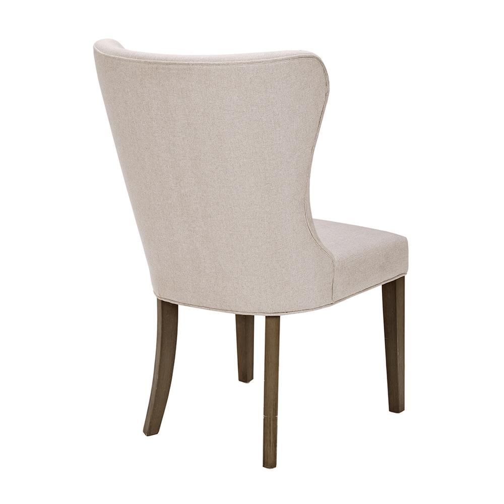 Helena Dining Chair, Cream/Grey - Mervyns