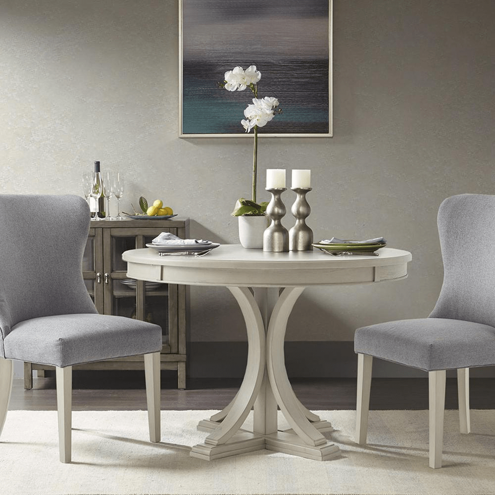 Helena Dining Chair, Cream/Grey - Mervyns