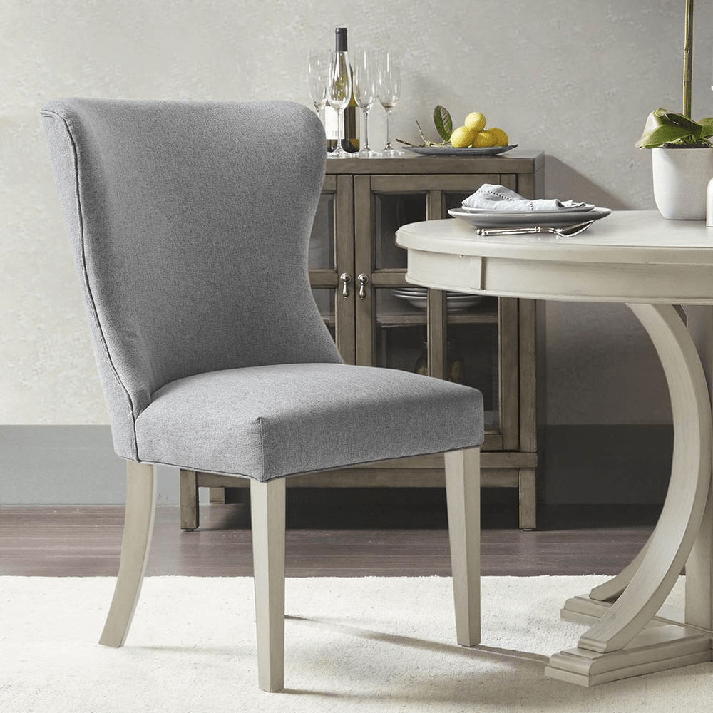 Helena Dining Chair, Cream/Grey - Mervyns