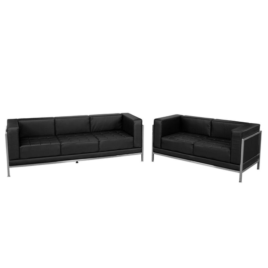 HERCULES Imagination Series Black LeatherSoft Sofa & Loveseat Set - Mervyns