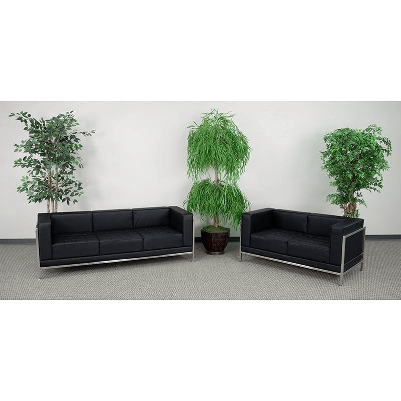 HERCULES Imagination Series Black LeatherSoft Sofa & Loveseat Set - Mervyns